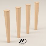 پایه میز چوبی مدل هانا