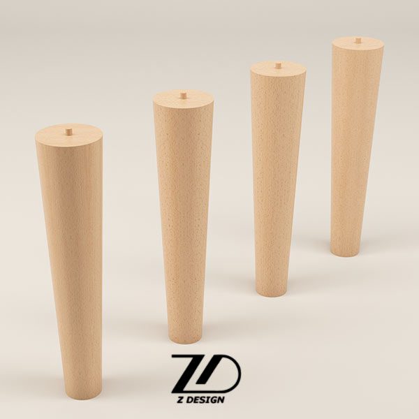 پایه میز چوبی