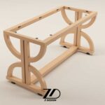 پایه میز مدل ساعت شنی