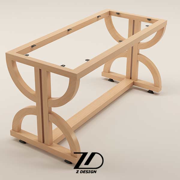 پایه میز مدل ساعت شنی