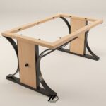 پایه میز چوبی آرشیدا