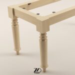 پایه میز چوبی مدل پردیس