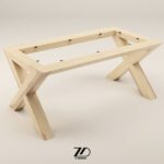 پایه میز چوبی مدل آتوسا