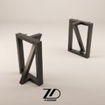 پایه میز فلزی کلاغی