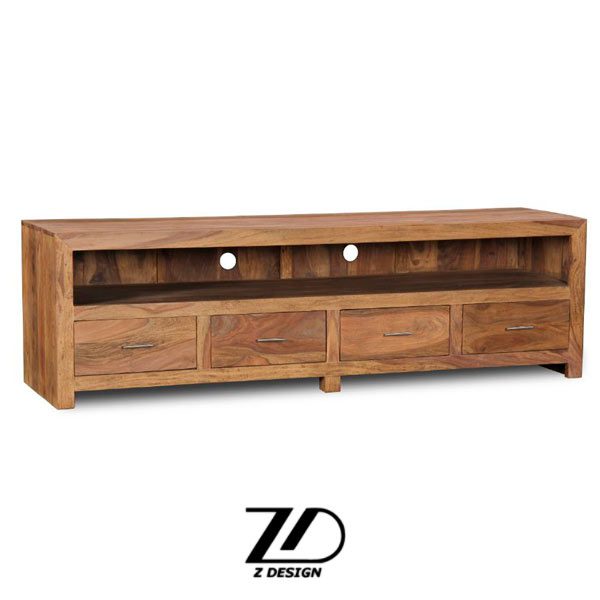 میز تلویزیون تمام چوبی مارگارت