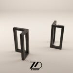 پایه میز فلزی تیک