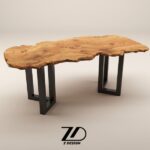 پایه میز فلزی تیک