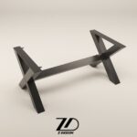 پایه میز فلزی کراس