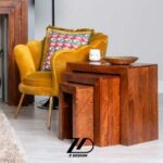 میز عسلی چوبی هانی