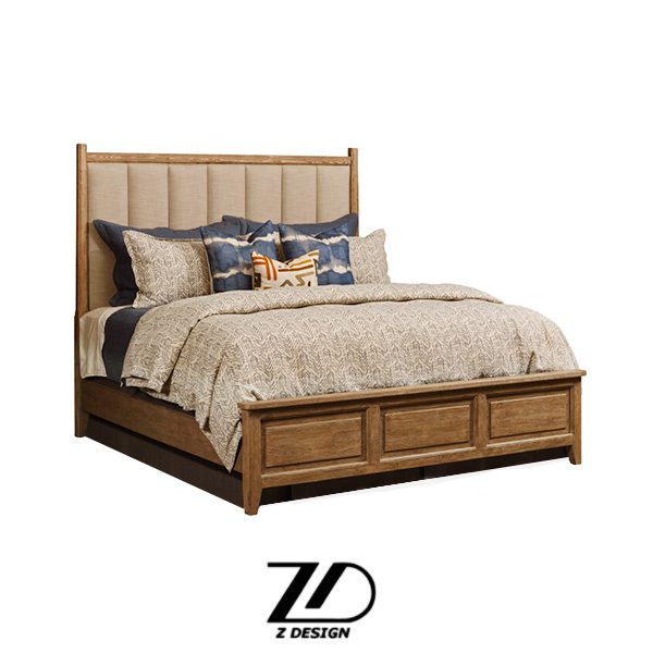 تخت خواب چوبی دو نفره رایان