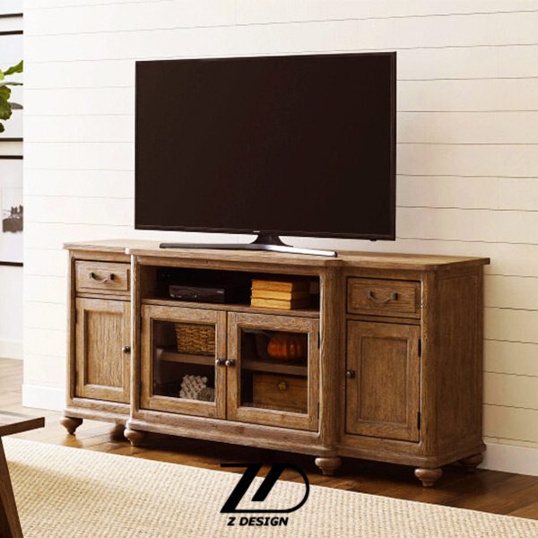 میز تلویزیون ویترینی رایان