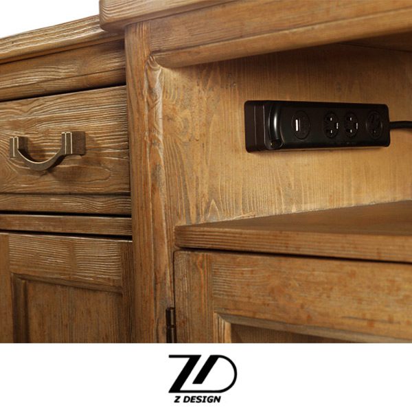 میز تلویزیون ویترینی رایان