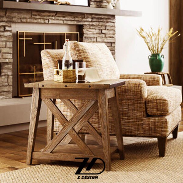 میز عسلی چوبی رایان