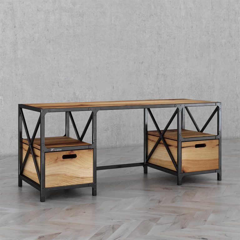 میز کامپیوتر تمام چوب دراگون