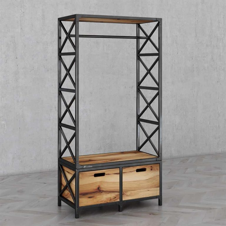 جا لباسی چوبی دراگون