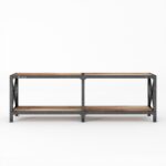 جا کفشی چوب و فلز دراگون