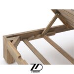 صندلی و تخت کنار استخر