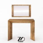 میز آرایش با آینه پرنیان