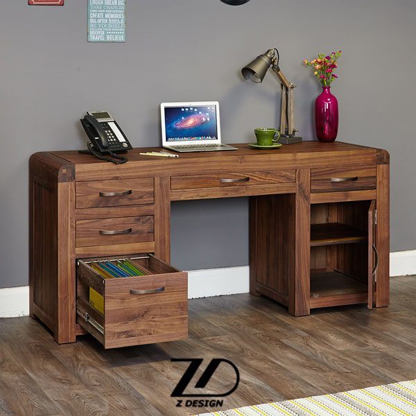 میز تحریر چوبی گندم