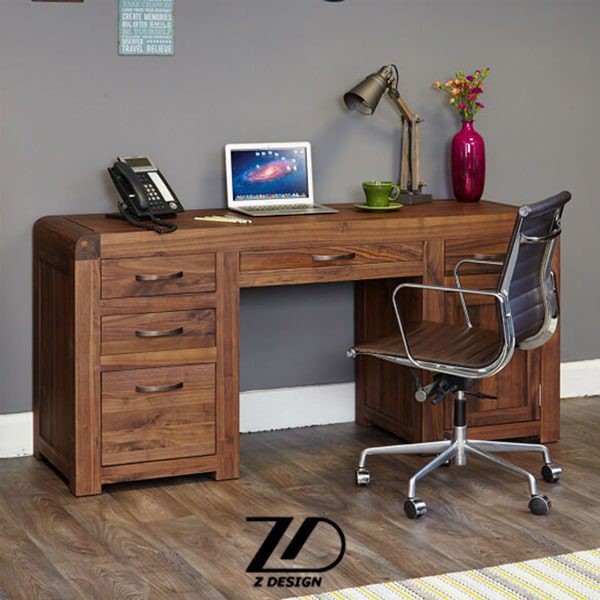 میز تحریر چوبی گندم