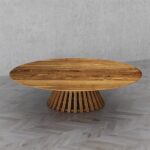 میز جلو مبلی چوبی ملیکا