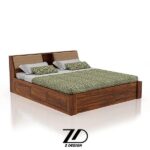 تخت خواب چوبی آپادانا