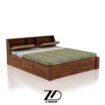 تخت خواب چوبی آپادانا