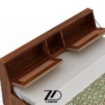 تخت خواب چوبی آپادانا