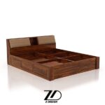 تخت خواب چوبی آپادانا