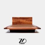 تخت دو نفره چوبی لیما