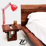 تخت دو نفره چوبی لیما