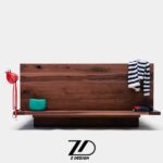 تخت دو نفره چوبی لیما