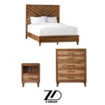 ست تخت خواب چوبی ایران