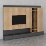 میز تلویزیون چوبی آويژه