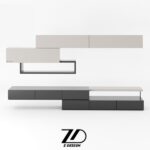 میز تلویزیون چوبی آرمين