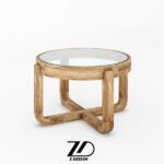 میز عسلی چوبی آروشا