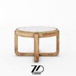 میز عسلی چوبی آروشا