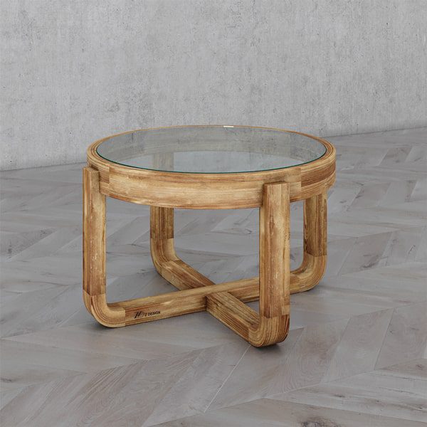 میز عسلی چوبی آروشا