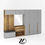 ست جا لباسی دلاریس