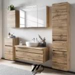 ست روشویی کابینتی با آینه