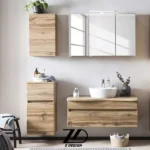 ست روشویی کابینتی با آینه