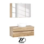 ست روشویی کابینتی با آینه