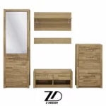 ست چوبی جا کفشی آیسان