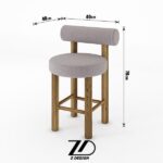 صندلی چوبی رامونا