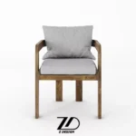 صندلی چوبی اوستا