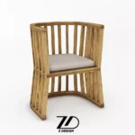 صندلی چوبی سلنا