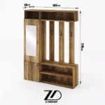 جا لباسی چوبی ایستاده