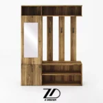 جا لباسی چوبی ایستاده