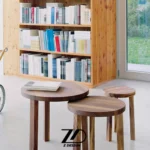 ست میز عسلی چوبی