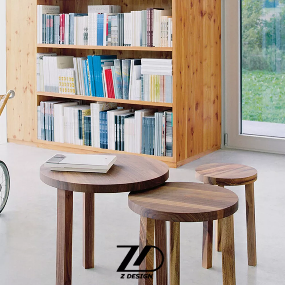 ست میز عسلی چوبی